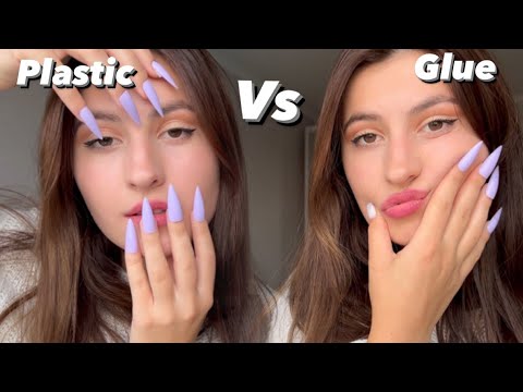 ✨ASMR | Tapping on Plastic and Glue face in 1 minute | who is better?✨