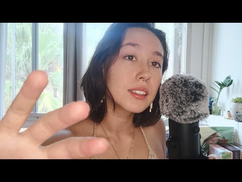 ASMR | Pulling & Plucking (gentle whispers, mouth sounds)