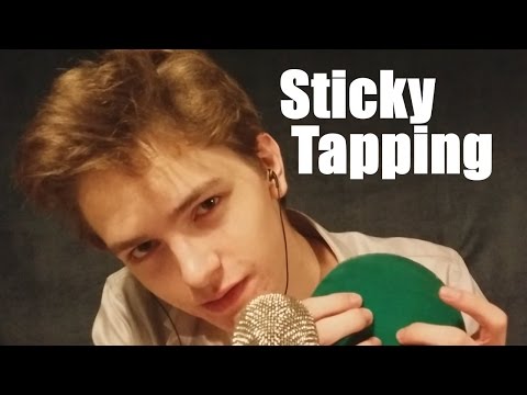 (ASMR) Sticky Tapping and Whispering Obviously