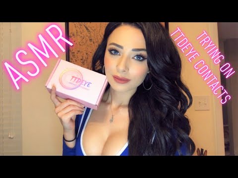 ASMR TTDEYE Colored Contacts Try On