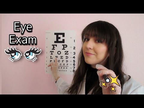 ⭐ASMR Detailed Eye Exam 👀 Doctor Roleplay (Soft Spoken, Light Triggers)