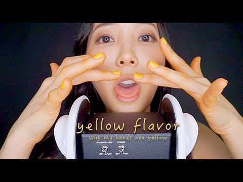 ASMR Ear Eating Licking 노란맛 Intense Mouth Sounds