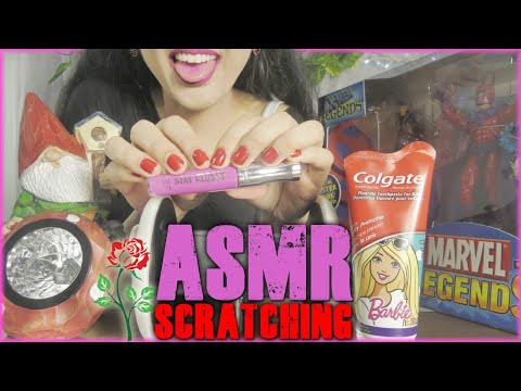 ASMR SCRATCHING Fast Whispering♥ ♡ UNPREDICTABLE✨ TRIGGERS for Max Tingles❤