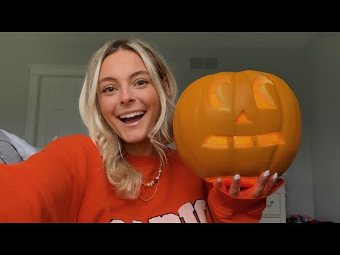 ASMR | Halloween Triggers| Tapping and Scratching on Decorations | Lofi
