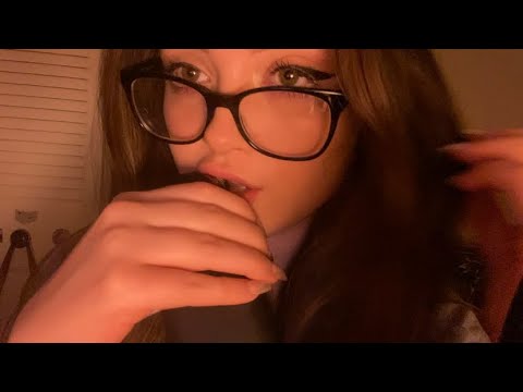 ASMR | EAR TO EAR MIC BITING, LICKING, KISSING, CAMERA/GLASSES TAPPING ♡