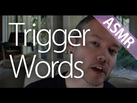 ASMR On The Couch 4 - Whispered Trigger Words (binaural, ear to ear)