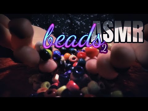 ASMR | Beads on velvet | wet crinkly & crunchy inner ear massage | no talking