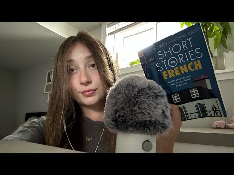 ASMR | Reading a Short Story In FRENCH 🤍📖