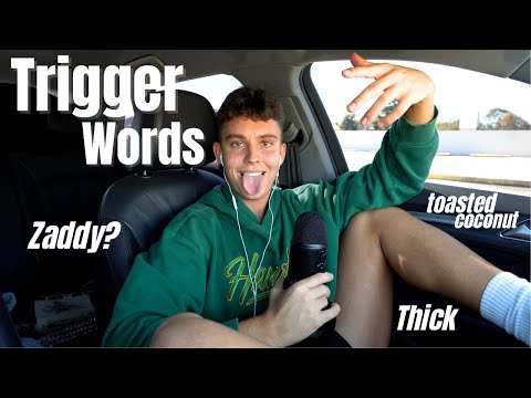 ASMR Fast Tingly Trigger Words Assortment w- (upclose hand movements)[4K]