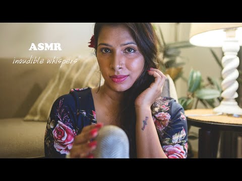 Indian ASMR | very informative inaudible whispers 😉 | Unintelligible whispers | mic scratching