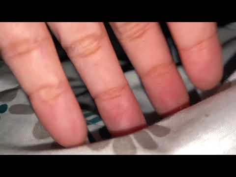 ASMR Comforter Sounds up to Camera, Finger Fluttering, and Camera Tapping