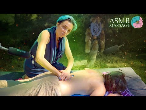 ASMR Hot Whispering Back & Neck Massage by Taya | Energy Healing