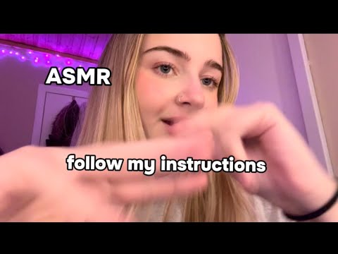 ASMR Follow My Instructions fast and aggressive version! (lights, peripherals, mouth sounds)