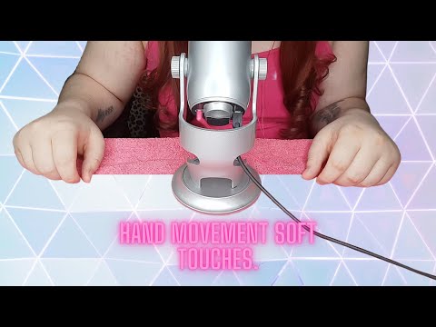 ASMR | Soft touches, arm stroking, palm tickling, slow hand movements, Whisper.