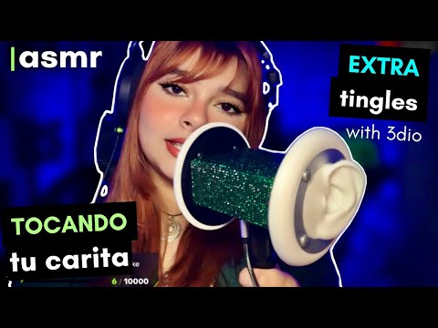 ASMR l  Te Toco Tu Carita 🫠 PT. 2 (Extreme Tingles with 3dio Mic)