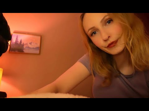 ASMR POV | Tucking you in ❤ Whispered Personal Attention (Reading, White noise, Massage)