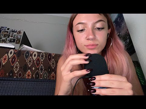 ASMR Mic Brushing, Inaudible Whispers, Trigger Words, Positive Affirmations
