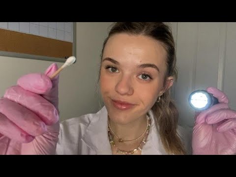 ASMR School Nurse Helps Get Something Out Of Your Eye 👁️
