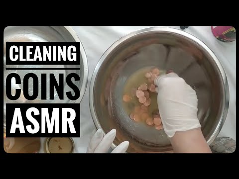 Cleaning Coins ASMR
