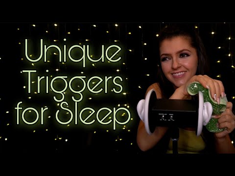 Unique Triggers that Guarantee Sleep - NO TALKING tapping, fabric, beads, ear massage ASMR
