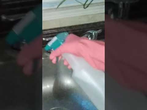 CLEANING🧽 THIS SINK ASMR | Spraying Sounds |Scrubbing| Cleaning