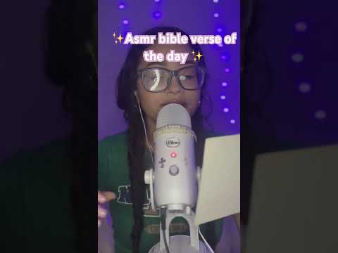 ASMR- BIBLE VERSE OF THE DAY #Godbless #tingles #christian