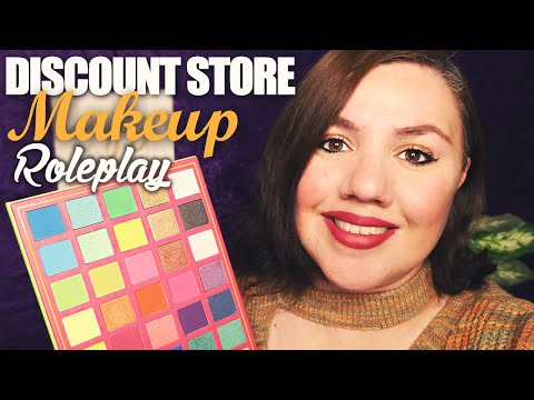 ASMR Discount Store MUA DOES Your MAKEUP Roleplay