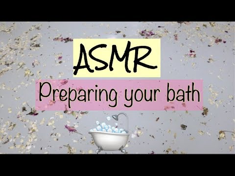 ASMR spiritual Bath/ water sounds, background noise & more