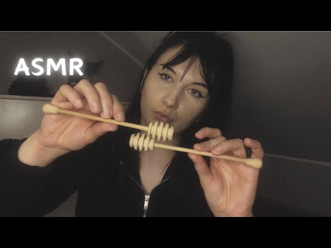 ASMR| HONEY SPOONS WITH MOUTH SOUNDS