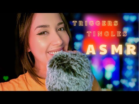 ASMR ☾ ASSORTED TINGLY TRIGGERS | Mouth sounds | On screen triggers #asmr