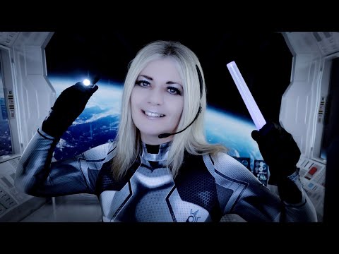 ASMR Detailed Medical Exam by Spaceship Doctor - Realistic Exam & Tingly Sounds - Sci-Fi Medical RP