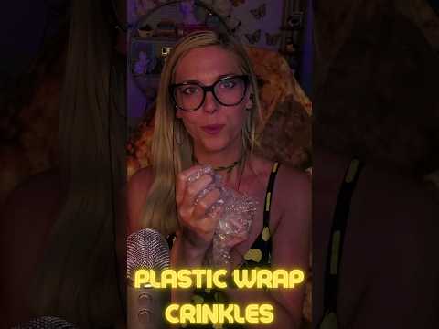 Plastic Wrap Crinkles #asmr #relaxing #twitch #asmrsounds #tingles #youtubeshorts #relaxation