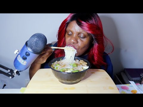 JUST WHAT I NEED BOWL OF PHO ASMR EATING SOUNDS 🍚