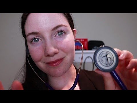 [ASMR] CRANIAL NERVE EXAM DOCTOR ROLE PLAY 💜 Whispering, Glove Sounds, Ear to Ear Sounds