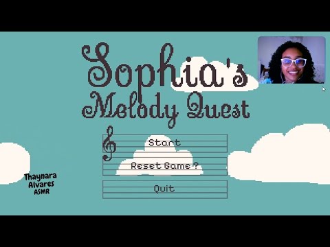 Jogando Sophia's Melody Quest 01 | ASMR GAMEPLAY