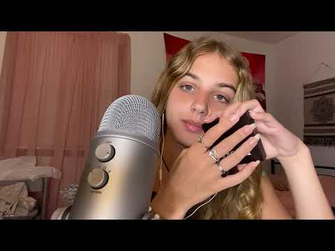 ASMR doing your makeup role play PART 1 🌼 tapping, scratching, brush sounds, personal attention