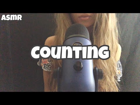 Counting ASMR (Whispering, Hand Movements, Counting Up & Down)