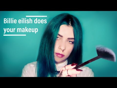 Billie Eilish does your makeup - Bad Guy edition (ASMR roleplay ita)