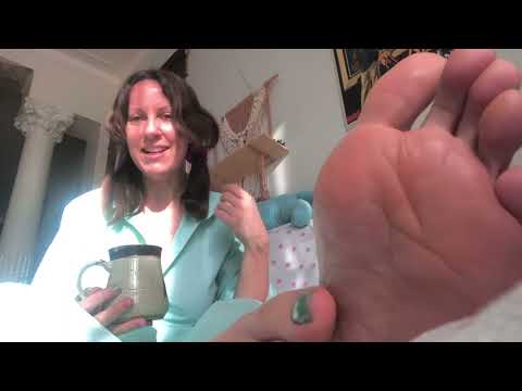 ASMR Bare feet coffee in the morning together (comments back on! :P)