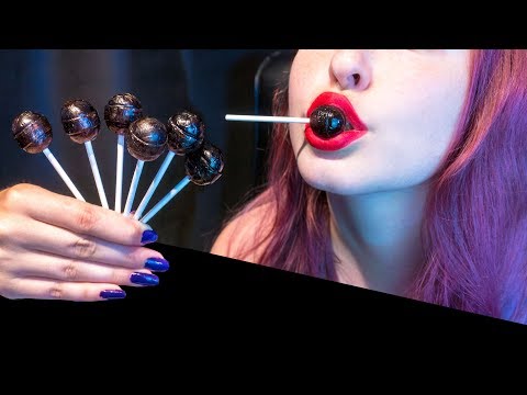 ASMR: Cracking Lollipop & Mouth Sounds | Lollipop Hard Candy 🍭  ~ Relaxing [No Talking|V] 😻