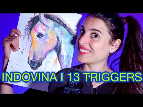 ASMR ITA | RISPONDO ALLE VOSTRE DOMANDE 🥰TI SFIDO, INDOVINA i 13 TRIGGERS di sottofondo! 😴