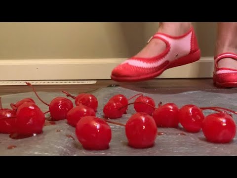 ASMR 2020 Food Crush (REQUESTED)  👠 🍒 Red Shoes and Cherries