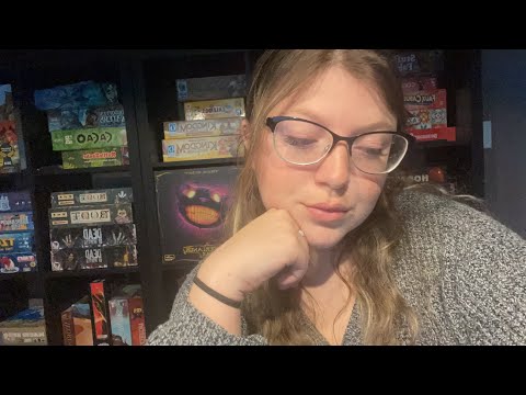 ASMR ROLEPLAY - rude board game employee shows you games