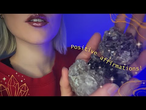 ASMR - Crystal Healing Session 🔮 ~ positive affirmations ~