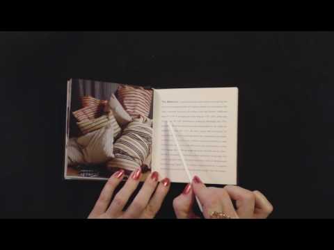 ASMR Semi-Audible Super Soft Whisper ~ Reading Bedding Book w/Pointer