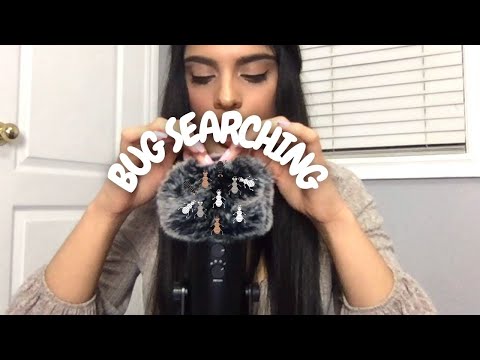 Bug Searching ASMR 🐛 (inaudible, mouth sounds, plucking)