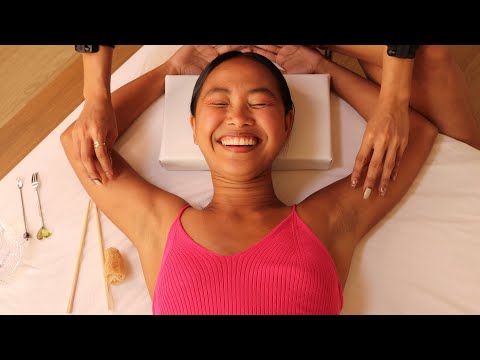 ASMR Underarm Massage Whispers and Tingles with EJ!