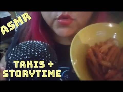 ASMR-Takis Con Limon+Storytime(mi mala experiencia en mi práctica de peluquera🥺😭)