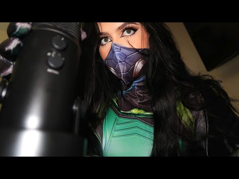 ASMR In Valorant Cosplay | Rubbing, Lip smacking, Trigger Words and Hand Sounds