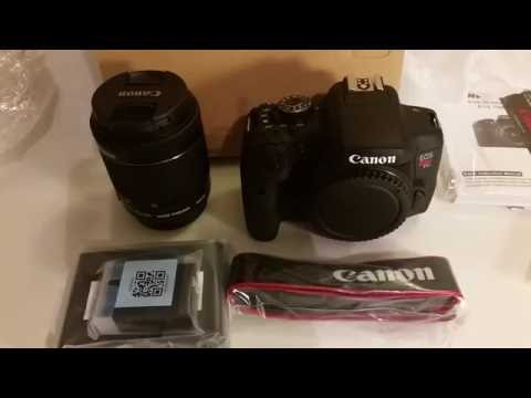 ASMR: Canon Rebel T6i DSLR Unboxing - First Look